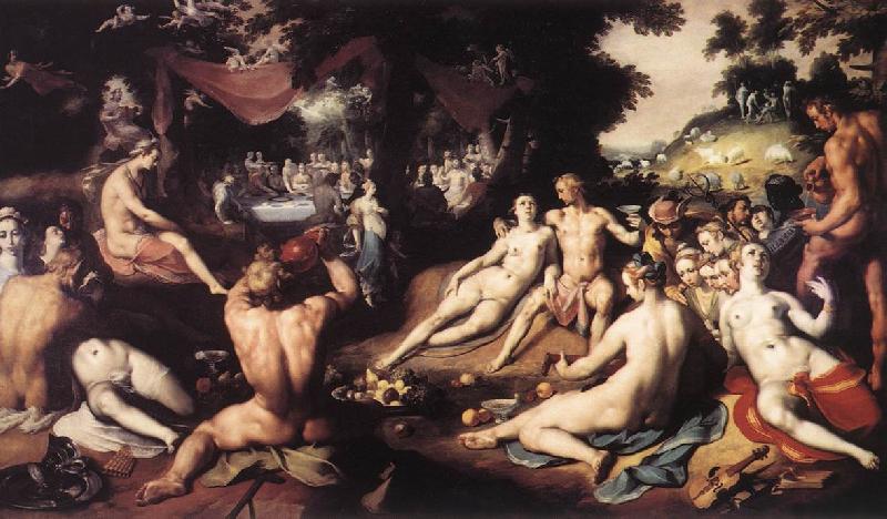 CORNELIS VAN HAARLEM The Wedding of Peleus and Thetis df oil painting picture